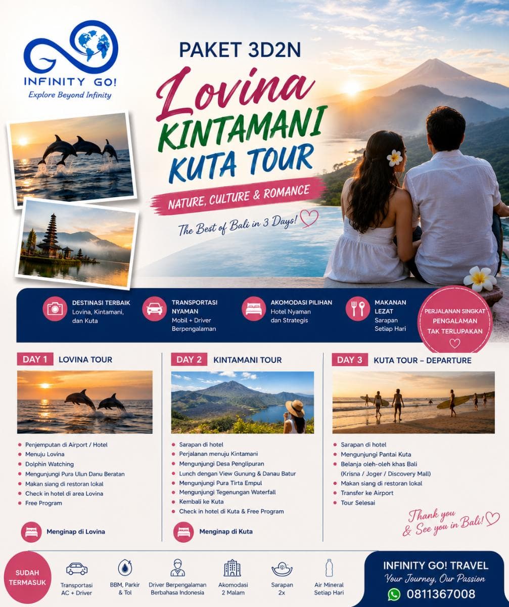 Paket Bali Utara 3D2N